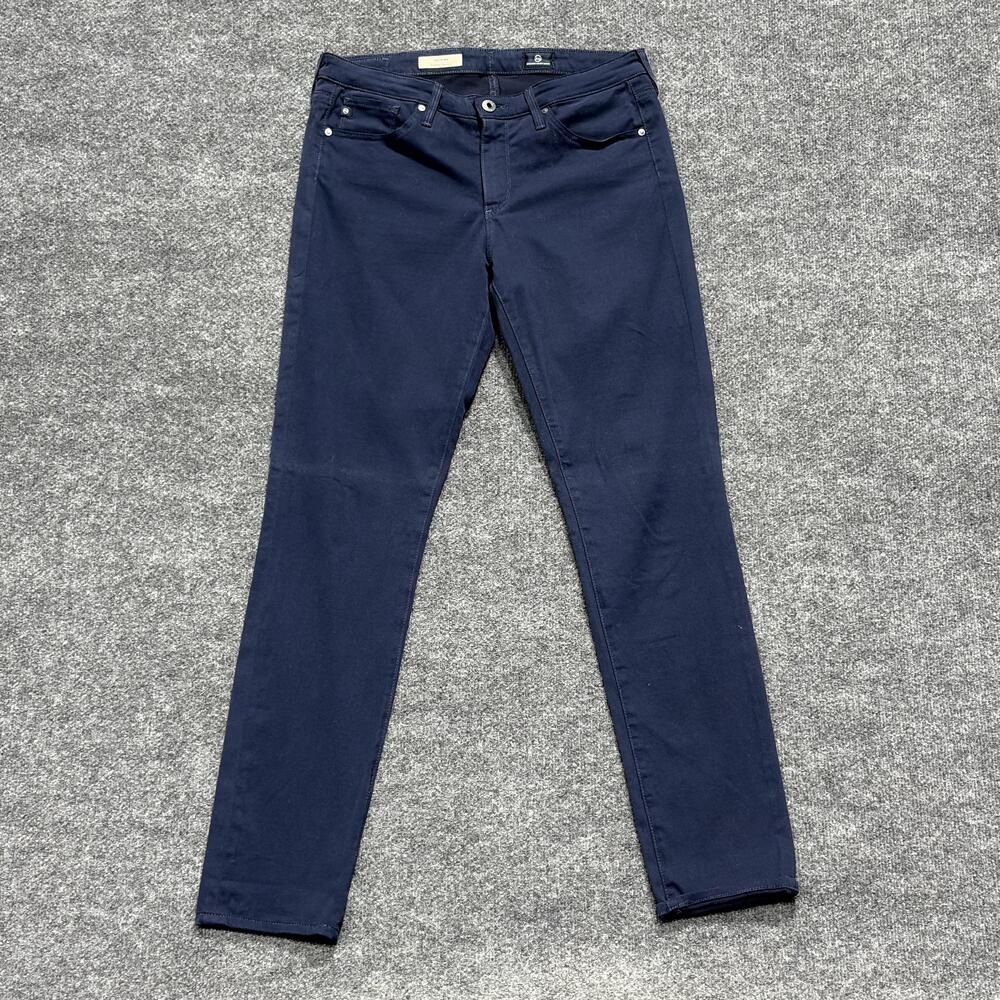 AG Adriano Goldschmied Jeans Womens 29R Blue Prima Mid-Rise Cigarette Stretch
